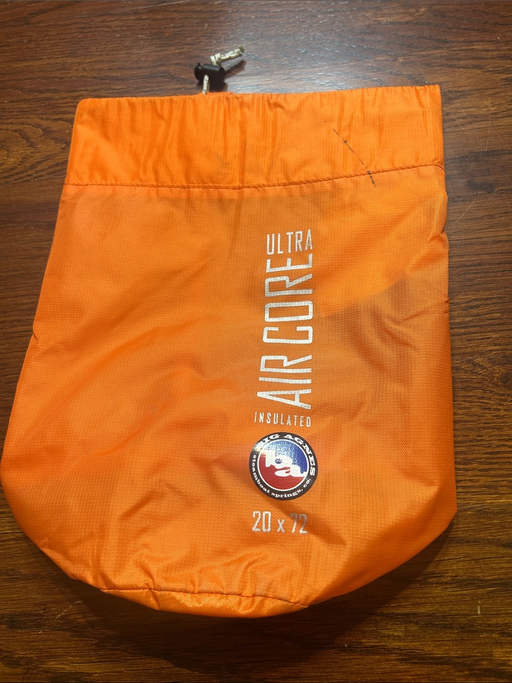 Ultra Air Core Inflatable Sleeping Pad - Bright Orange REPLACEMENT STORAGE BAG - Picture 2 of 4